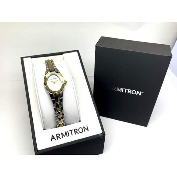 Armitron Women\'s Watch 75/3313TTG Silver Dial Quartz Two Tone Steel Petite 17mm main image 10